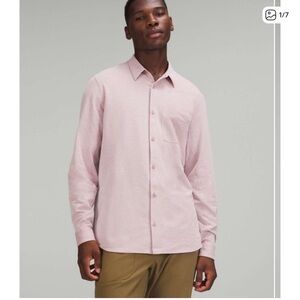 Lululemon commision Men's Long Sleeve Button Shirt
Light Pink